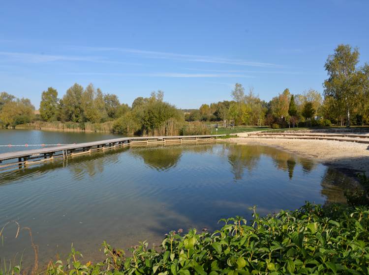 Gite La Mélinothe à Paisy-Cosdon - Aube en Champagne - Le petit bassin du Plan d'eau