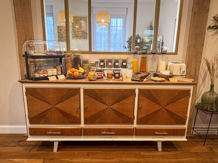 Un buffet gourmand pour bien commencer la journée.-page