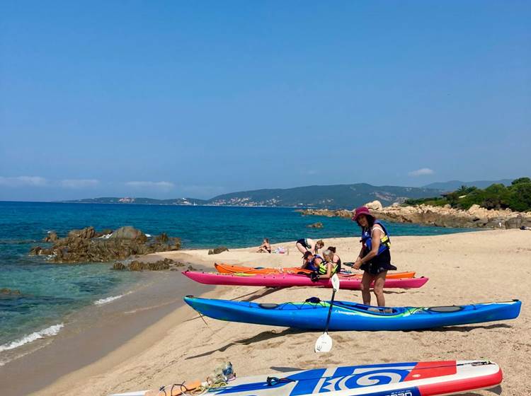 Abbartello kayak paddle Corse