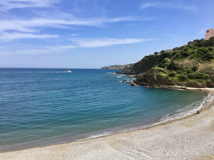 Plage à Banyuls