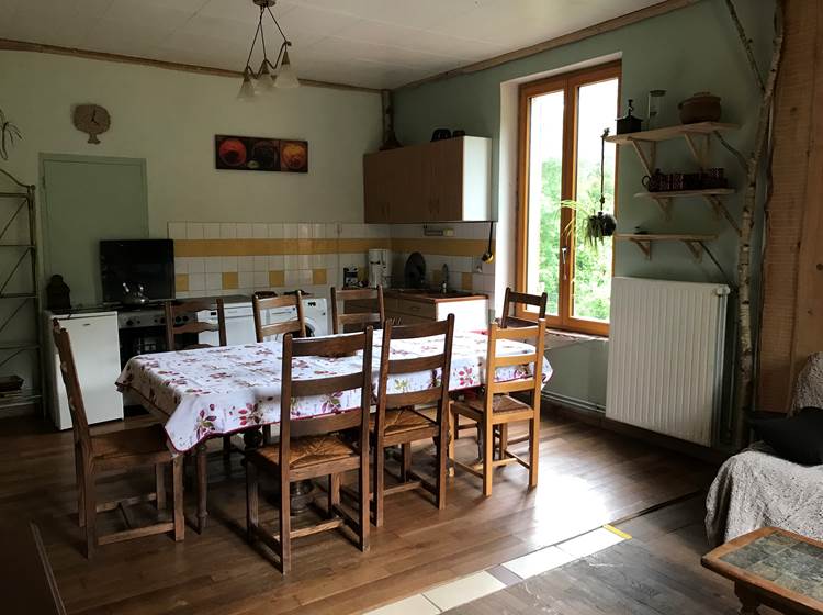 salle à manger petits déjeuner tables d'hote