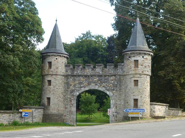 Entrée du château de Harzé