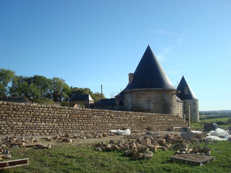 chateau de charbogne octobre 2011