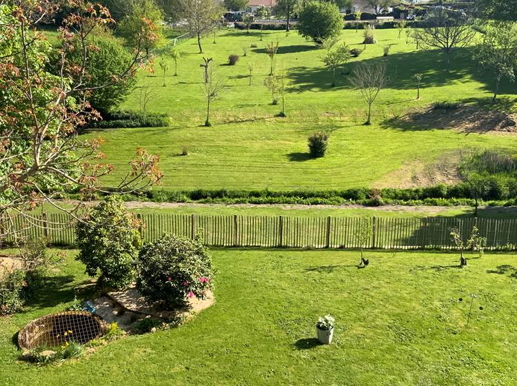 Vue sur le jardin