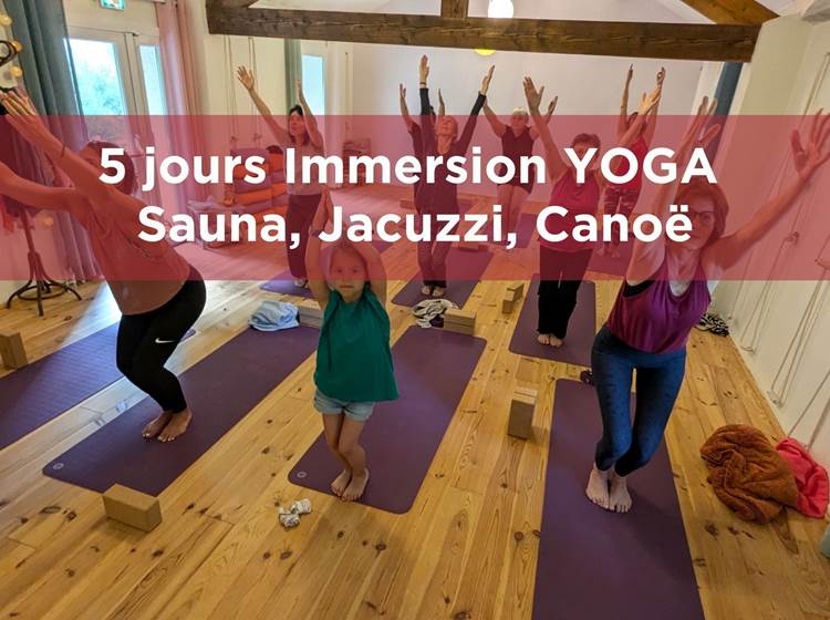 Vacances Yoga & Canoë hébergement et repas inclus