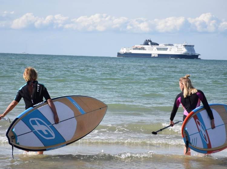 Pratiquez le paddle, le surf ou le kite-surf à Sangatte sur la Côte d'Opale !