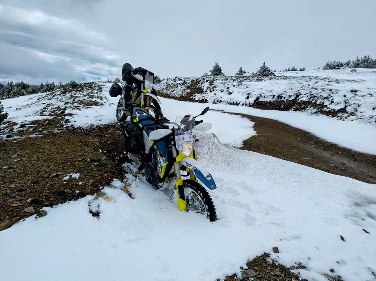snow bike en Andorre
