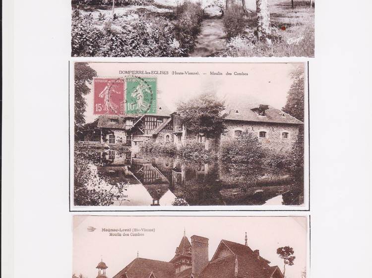 Vieilles cartes postales du Moulin des Combes