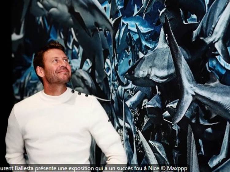 Laurent Ballesta présente l'exposition "Mers et Mystère" à NIce, crédit photo Maxppp