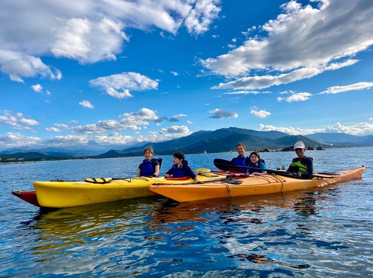 Abbartello kayak paddle Corse