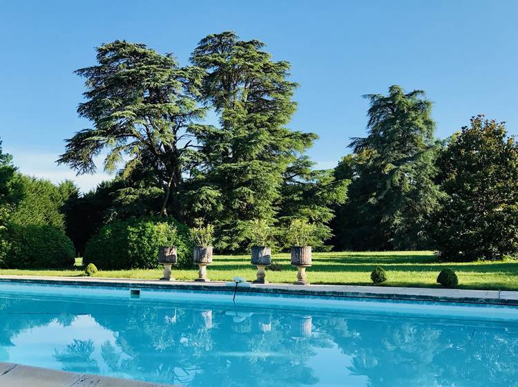 Château de Lasteyrie_Piscine dans le parc