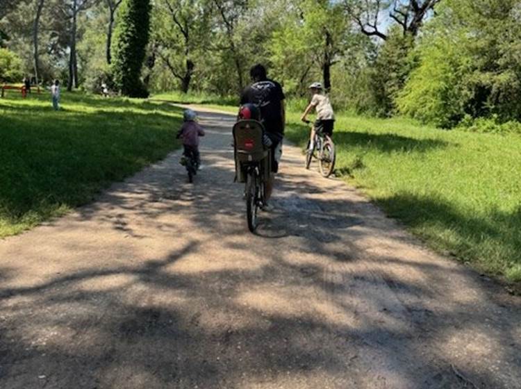 Ballade à vélo Parc de Vaugrenier Villeneuve Loubet Nice côte d'Azur