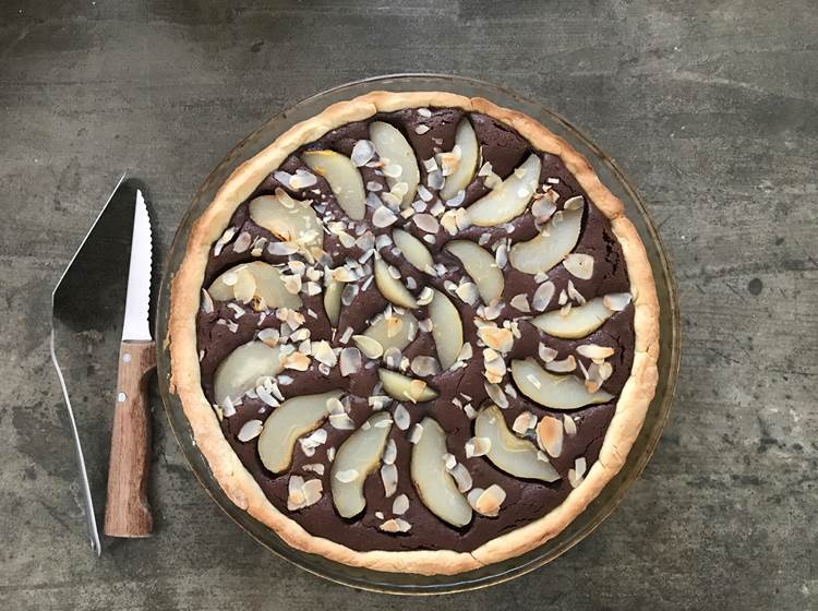 Tarte poire-chocolat-page