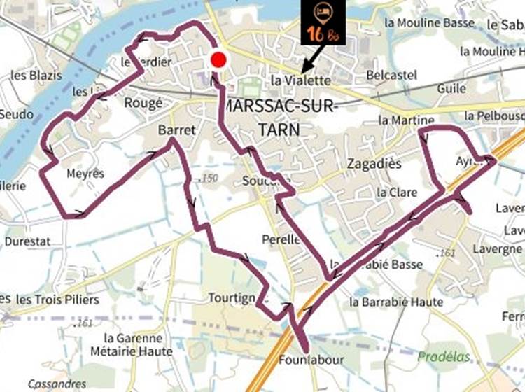 Chemin de Dominique - randonnée depuis le 16 Bis gîte hôtel