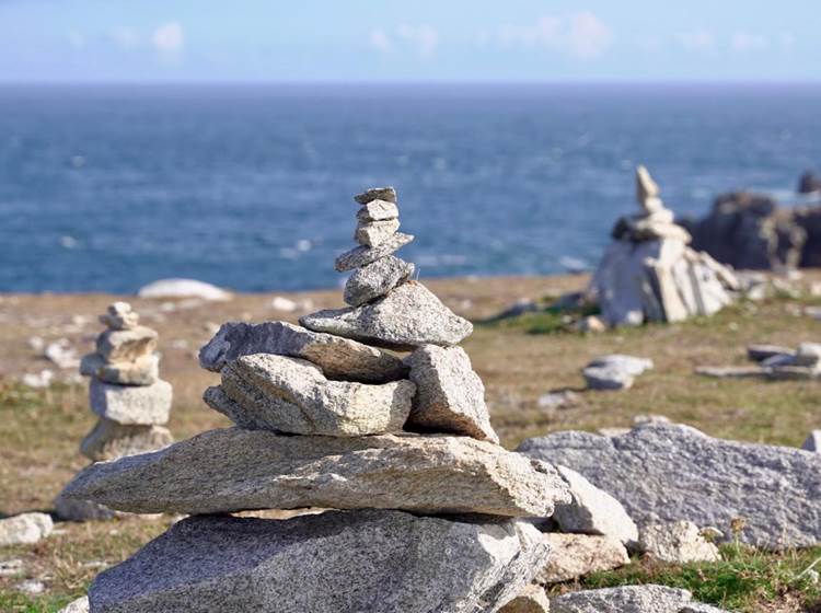 Les cairns à Ouessant