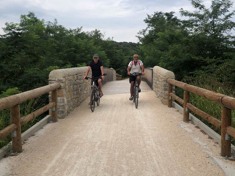 Les Mazets du Rouret - balade à vélo zone verte