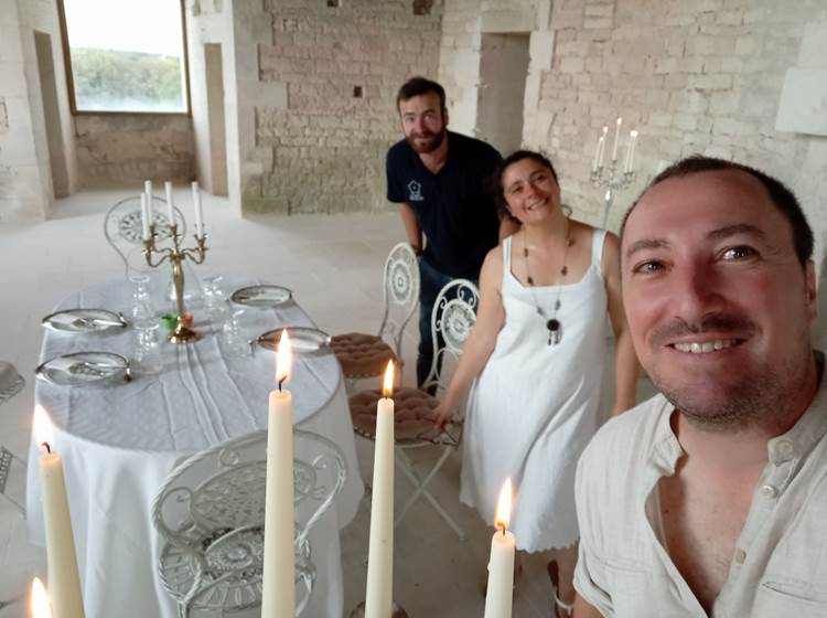 Table d'hôte VIP au château de Maulnes