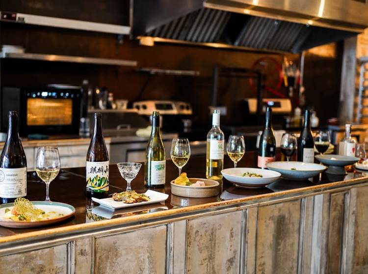 comptoir de la salle à manger L'Empreinte