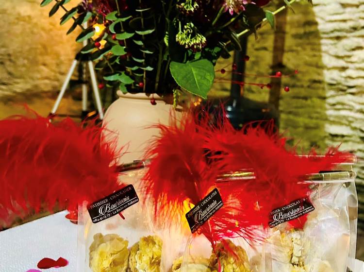 baisers de l'ourthe pour la saint-valentin au château féodal de la roche-en-ardenne