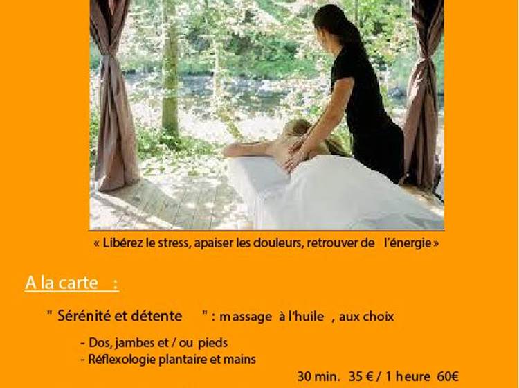massages ombre bleue du figuier Ardèche