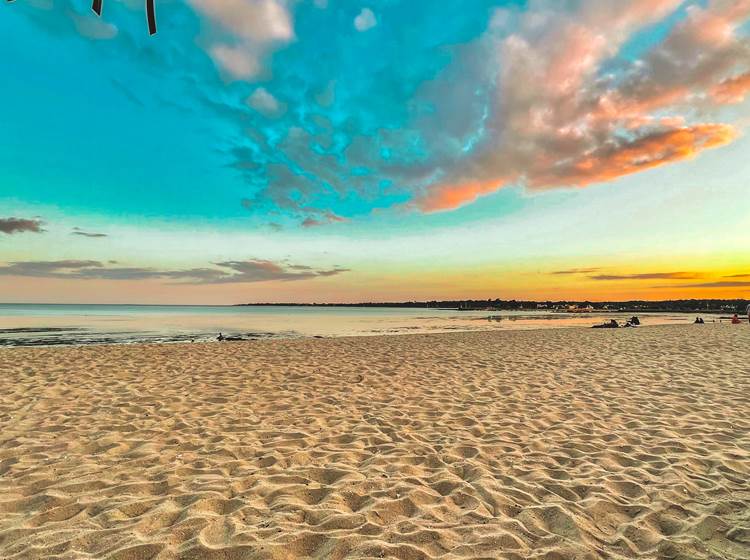 Lever de soleil sur la plage de Kerleven La Forêt-Fouesnant