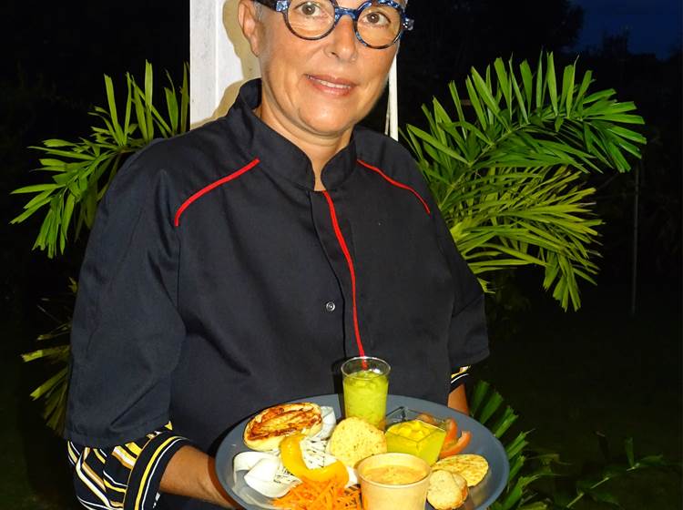 Iguane House villas & Micro Spa cheffe Laurence