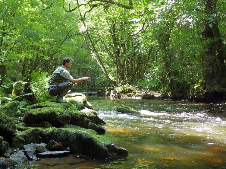 Pêche à la mouche sur la Triouzoune