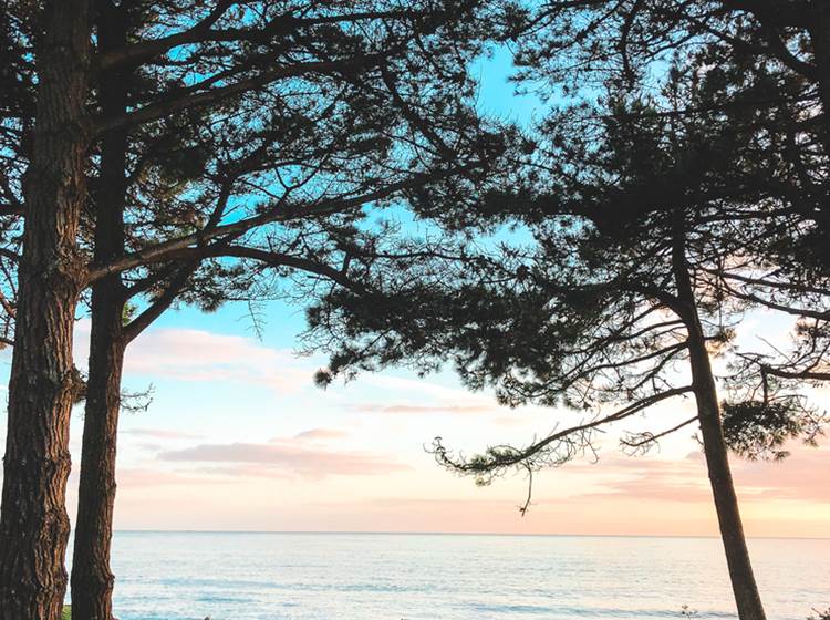 Accès à la plage de la Pointe Saint-Gilles Bénodet