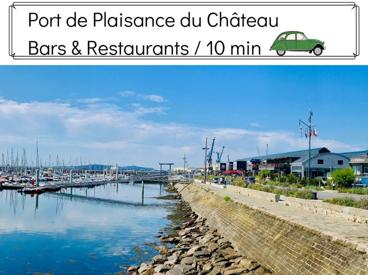 Port de Plaisance du Château Bars & Restaurants, 10 min