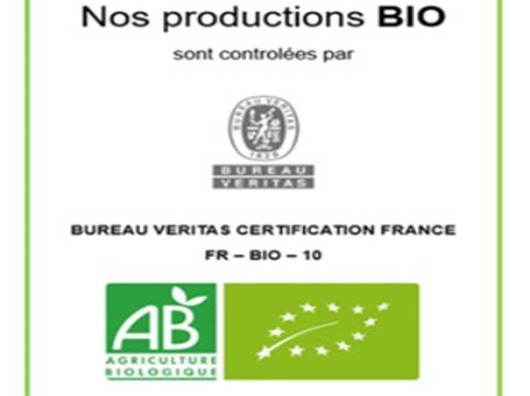 certification bio par Bureau Veritas