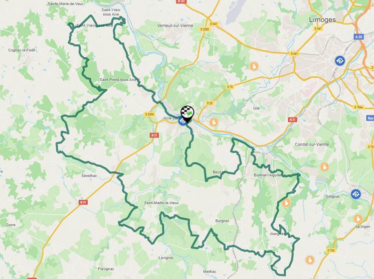 Grande boucle de VTT 88.4kms