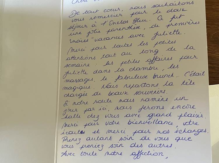 Jolie carte de remerciements