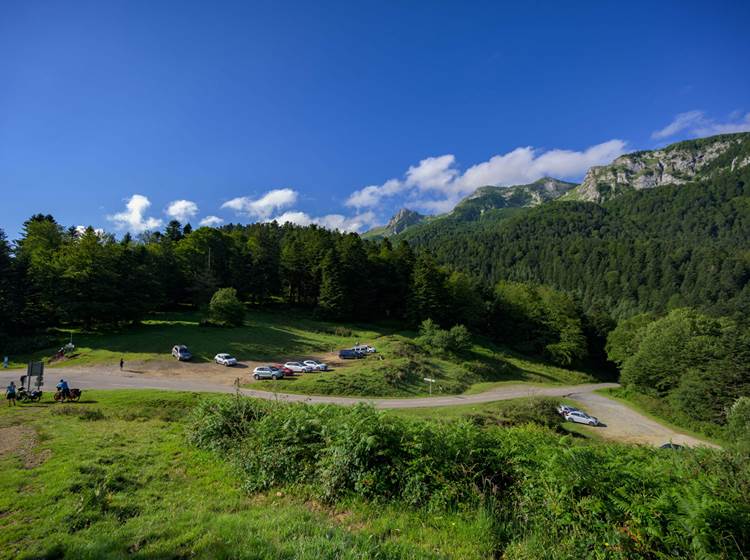 Le col de Marie-Blanque dans les Pyrénées Béarnaises