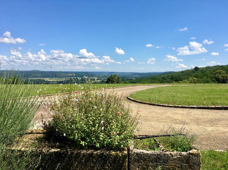 La Greze jardin et vue paysage