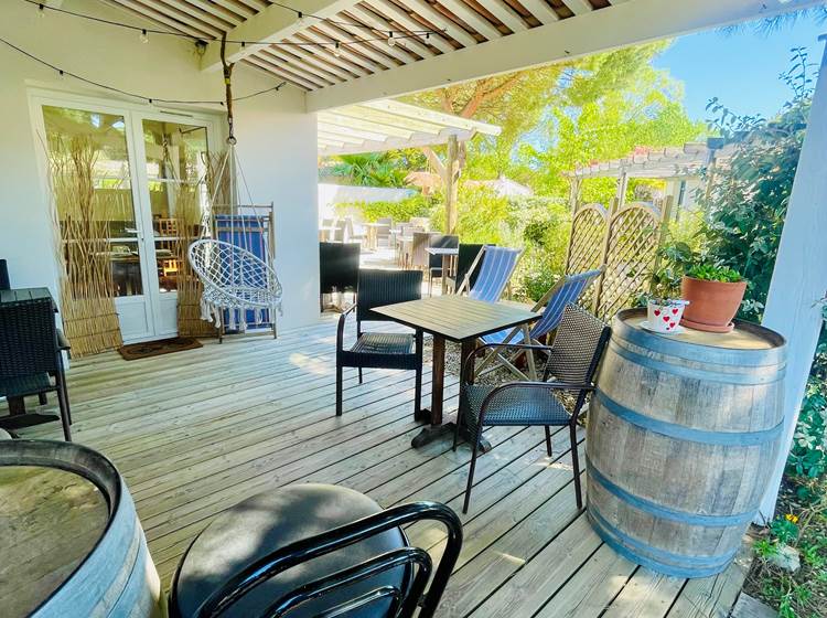 Terrasse couverte