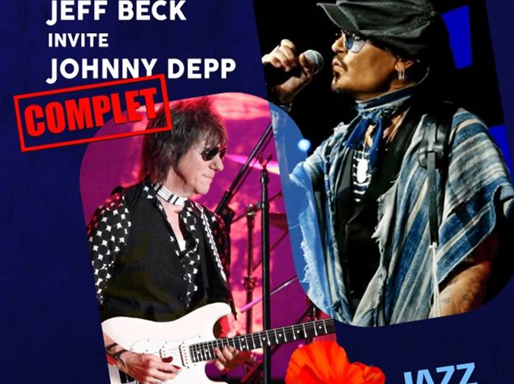 Jeff Beck et Johnny Depp a Marciac en 2022