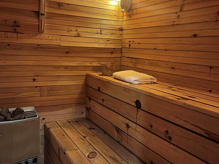 Spa avec jacuzzi et sauna