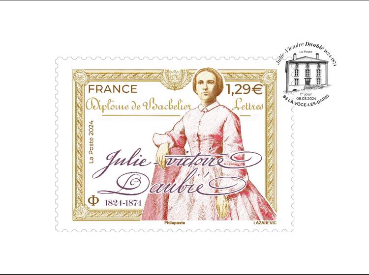 Nouveau timbre Julie Victoire Daubié (1824-1874)