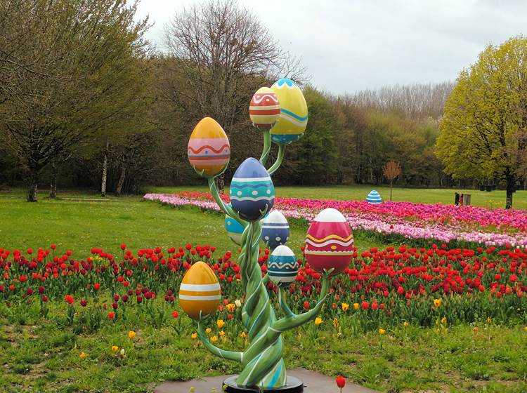 Décoration de Pâques Château de Cheverny