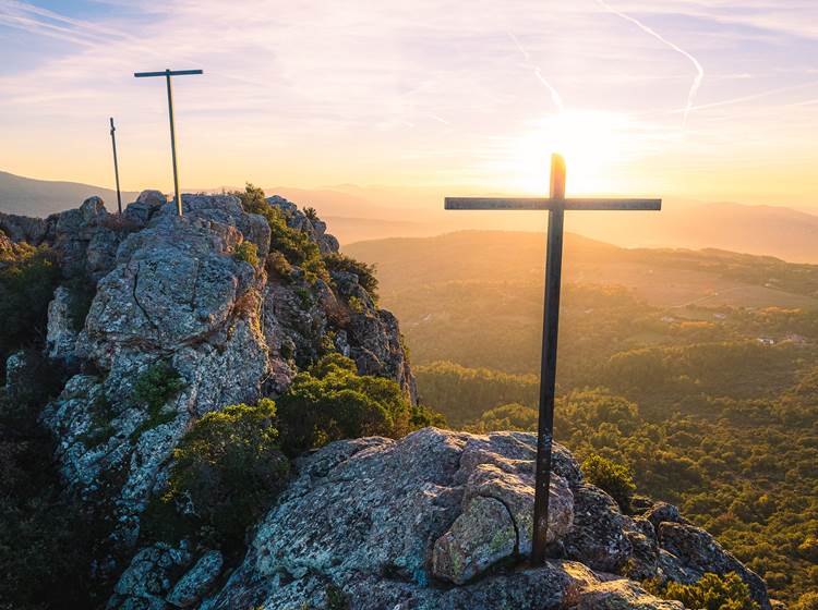 Les 3 croix - Rocher de Roquebrune