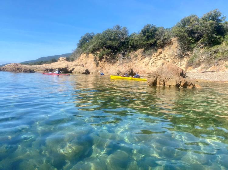 Abbartello kayak Corse randonnée journée plage de Cupabia