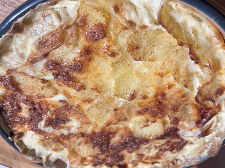 En accompagnement : un bon gratin dauphinois