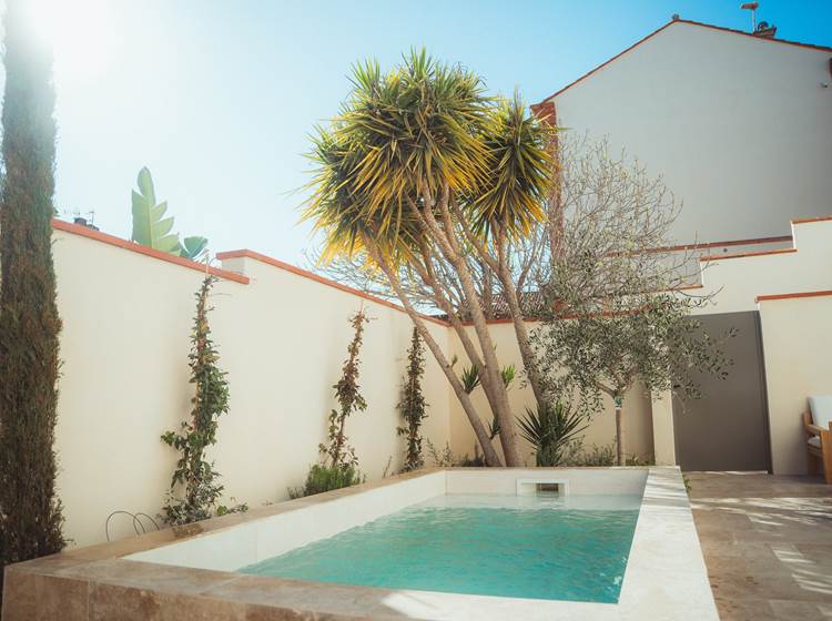 Maison Balas - Chambre d'Hôtes - Canet en Roussillon - Suite Castell - Piscine