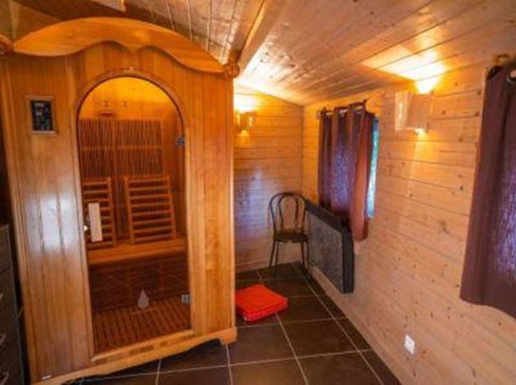 Espace détente : sauna infrarouge