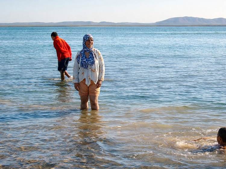 Au bord du lac Dayet