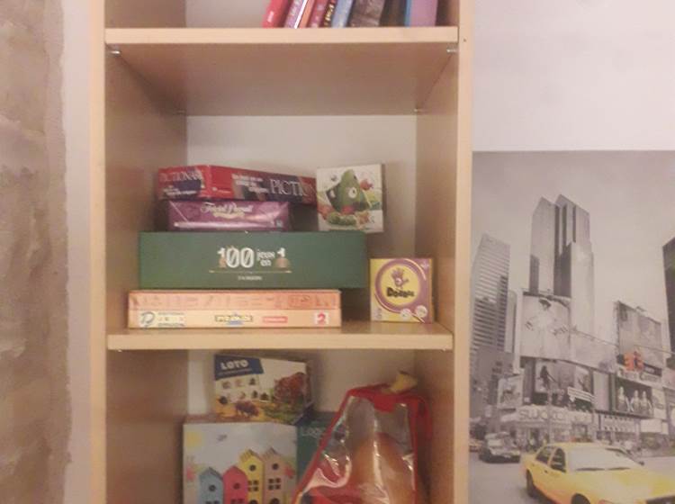 Livres et Jeux pour enfants - Gîte Loft Newyorkais