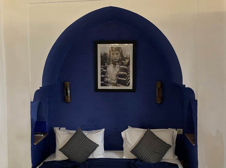 chambre bleue