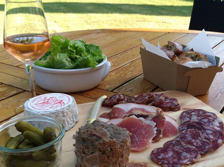 Planche de charcuterie et fromage