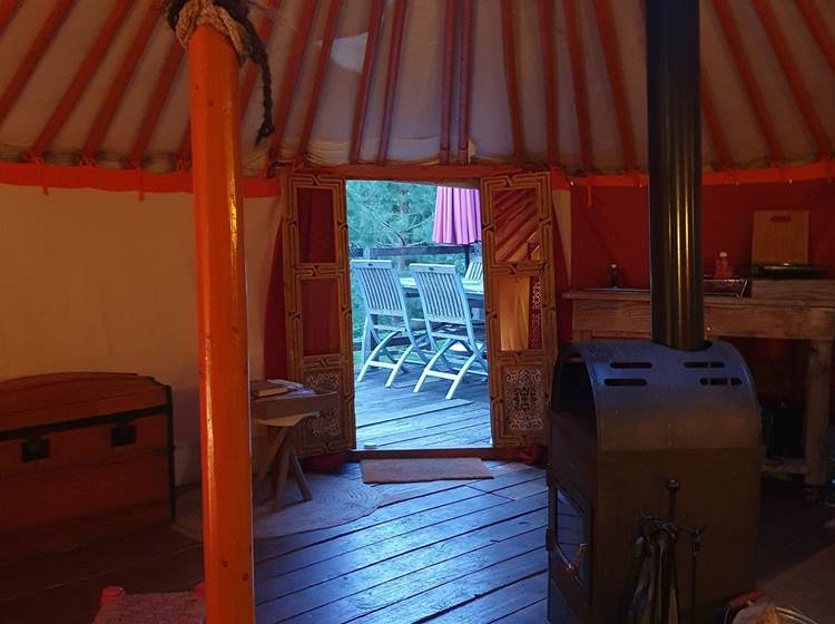 Gîte en yourte