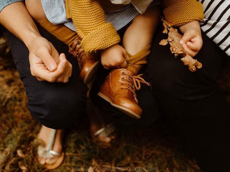 Un moment en famille dans la forêt des Vosges